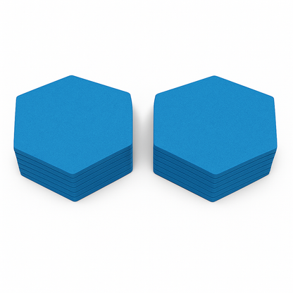 Acoustic Ceiling Clouds, Hexagon, 8 pcs