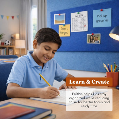 FeltPin Bulletin Board 120x60cm | Iris