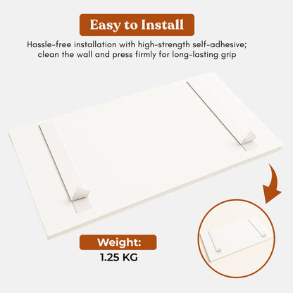 FeltPin Bulletin Board 120x60cm | White