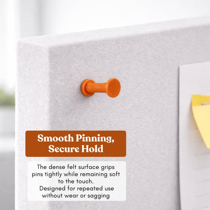 FeltPin Bulletin Board 120x60cm | Pumice