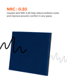 Acoustic Carpet Tiles - Navy Blue