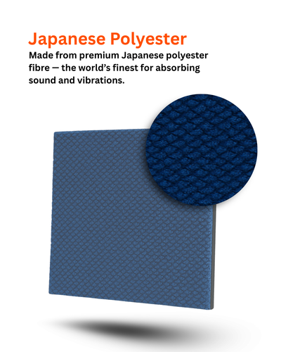 Acoustic Carpet Tiles - Navy Blue