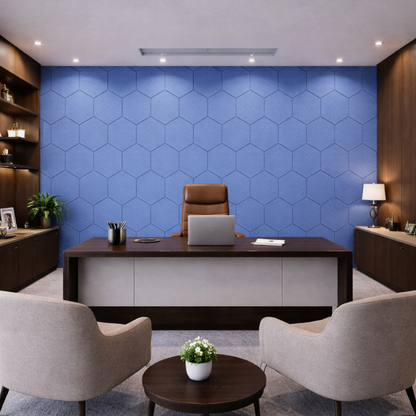HexaFelt Bevelled Acoustic Panels | Carolina | 7 Pcs