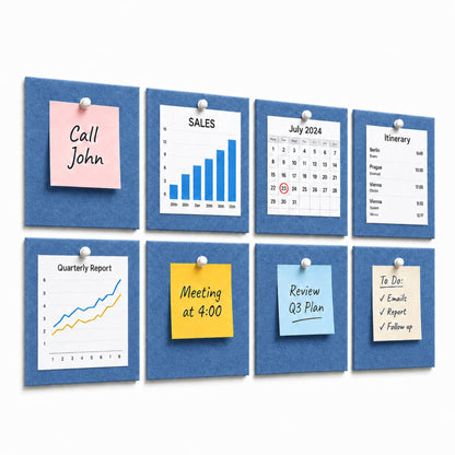 FeltPin Bulletin Board 30x30cm | Carolina