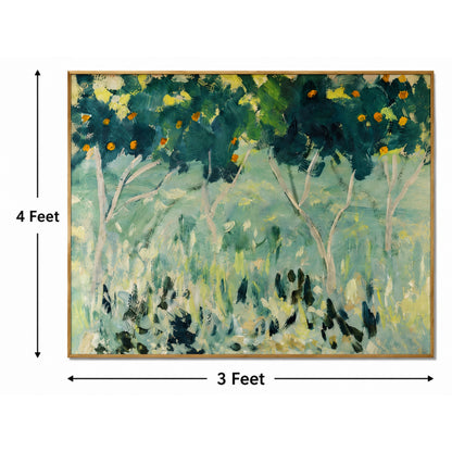 Emerald Grove – Designer Canvas Felt Acoustic Wall Panel (4 X 3)