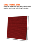 Acoustic Carpet Tiles - Velvet Red