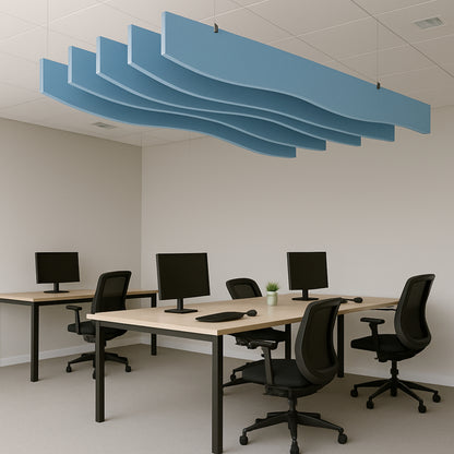 Acoustic Ceiling Baffles, TerraStep, 8 pcs