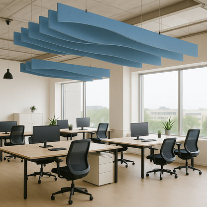 Acoustic Ceiling Baffles, TerraStep, 8 pcs