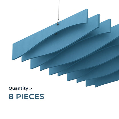 Acoustic Ceiling Baffles, TerraStep, 8 pcs