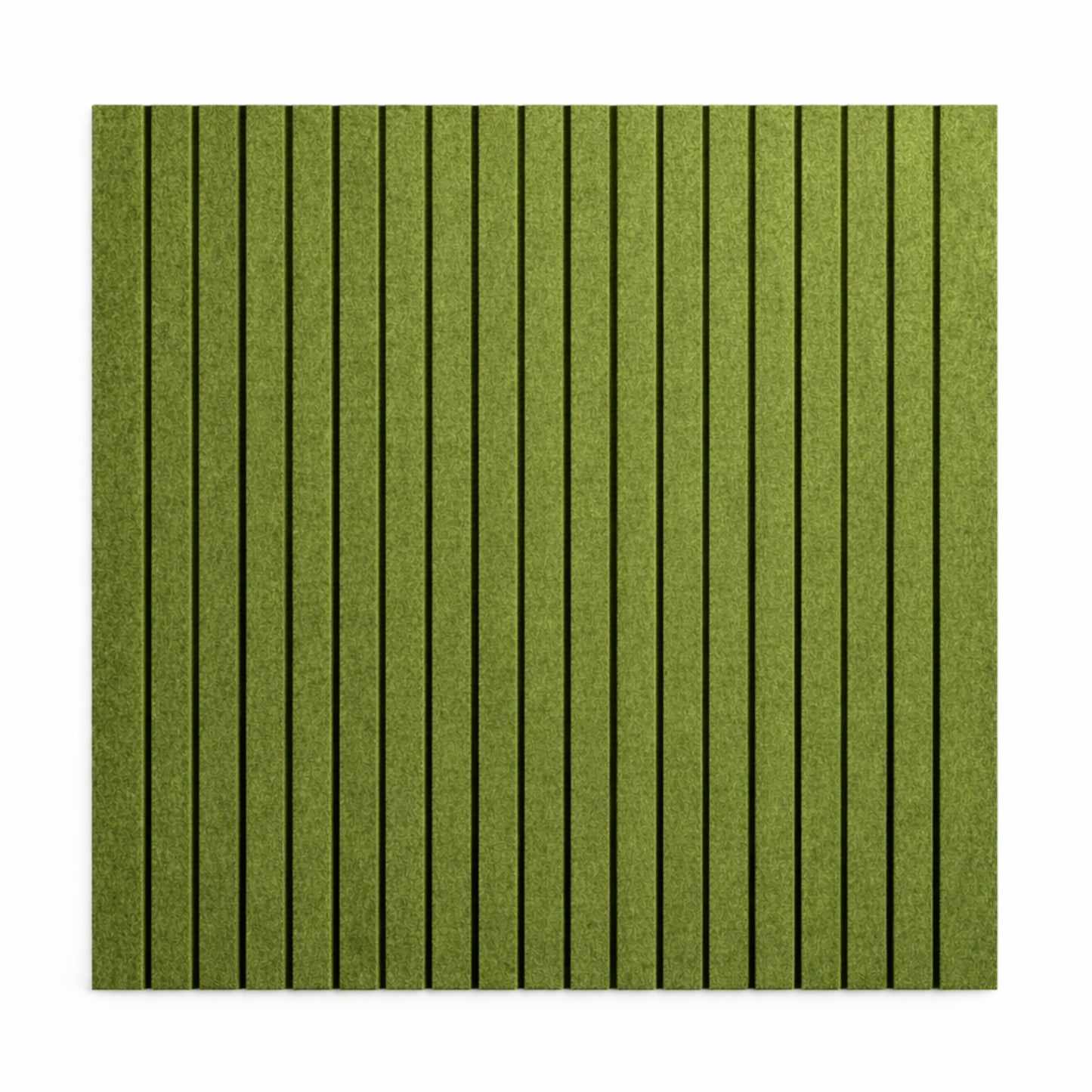 PET Acoustic Panels | 30x30cm Slats | Olive | 8 Pcs
