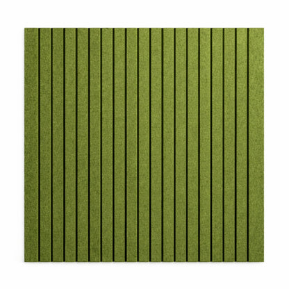 PET Acoustic Panels | 30x30cm Slats | Olive | 8 Pcs