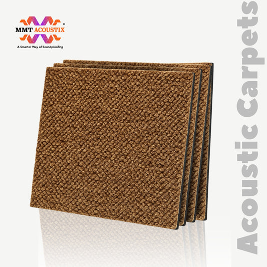 Acoustic Carpet Tiles | 50x50 cm | Sepia Brown | 64 Sq Ft