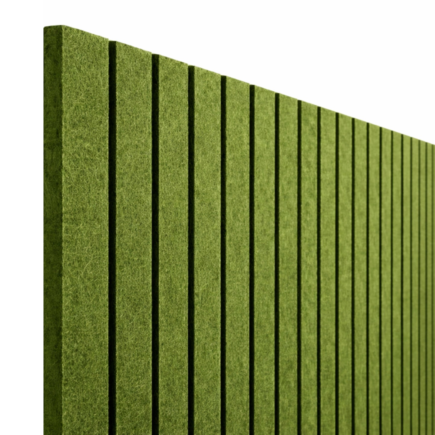 PET Acoustic Panels | 30x30cm Slats | Olive | 8 Pcs