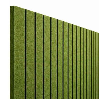 PET Acoustic Panels | 30x30cm Slats | Olive | 8 Pcs
