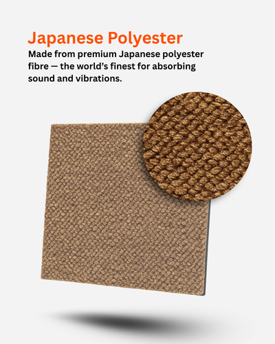 Acoustic Carpet Tiles - Shepia Brown