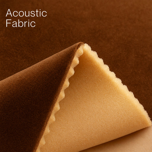 Acoustic Velvet Fabric | 300 GSM | Coorg Coffee