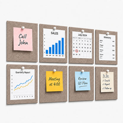 FeltPin Bulletin Board 30x30cm | Arabian Sand
