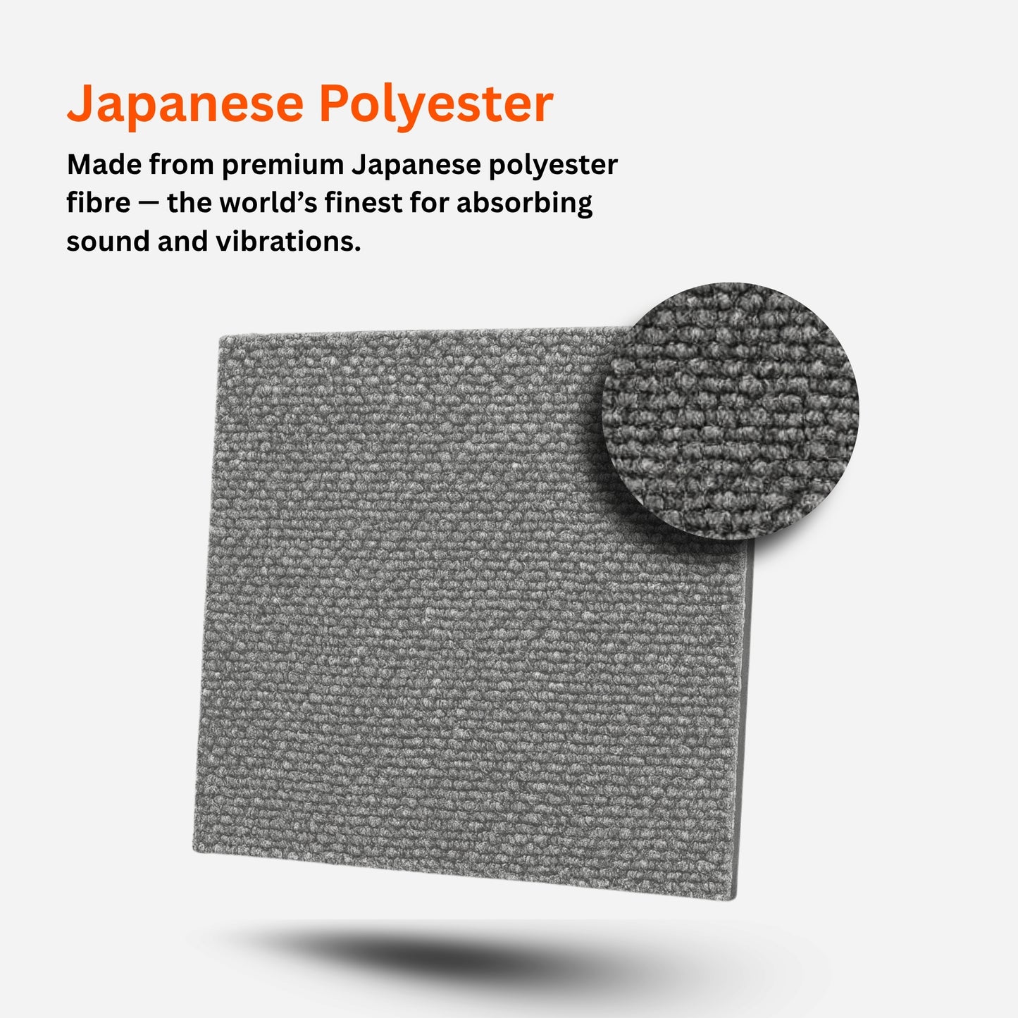 Acoustic Carpet Tiles | 50x50 cm | Slate Grey | 64 Sq Ft