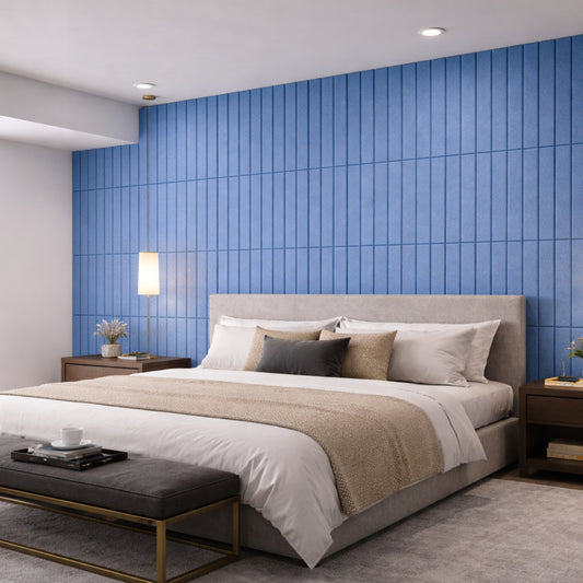 Slats Felt Acoustic Panels 30×30 cm Panels Carolina Set of 8