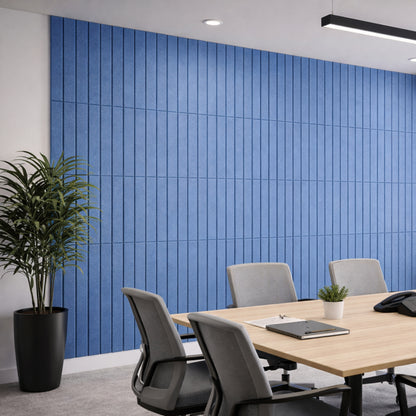 Slats Felt Acoustic Panels 30×30 cm Panels Carolina Set of 8