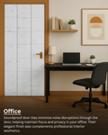 Door Soundproof Tiles | Hair Grey