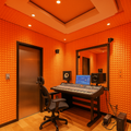 Pyramid Acoustic Foam Panel 1" | 1 X 1 feet | MMT Orange