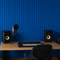 Turbo Acoustic Foam Panel 2" | 1 x 1 Feet | European Blue