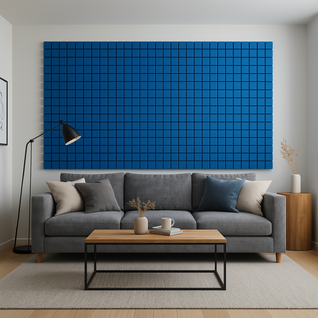 Turbo Acoustic Foam 1x1 ft, European Blue