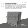 Echsorbix® PET Acoustic Wall Panels | Pumice