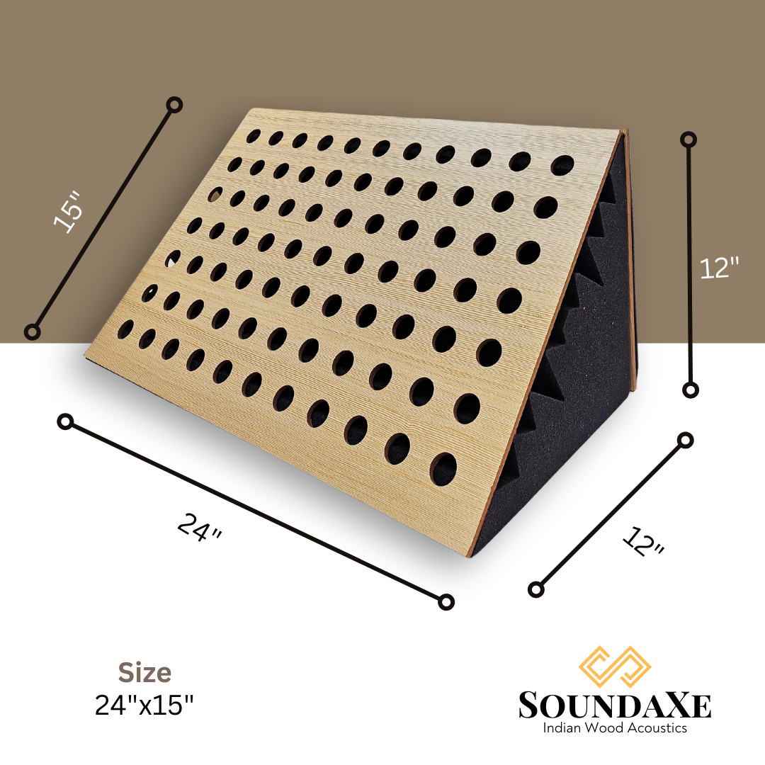 Sound Trap Box SoundaXe Wooden Bass Traps: Premium Bass Control and Sound Diffusion ...