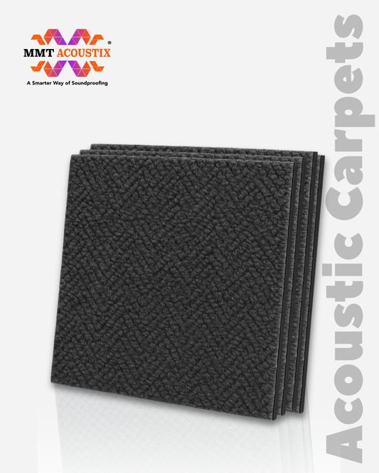 Acoustic Carpet Tiles - Dark Grey