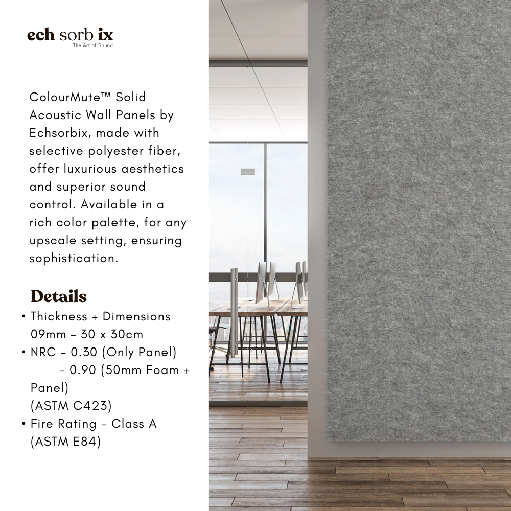 ColourMute PET Acoustic Panel | Pumice
