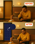 Door Soundproof Tiles | Night Blue