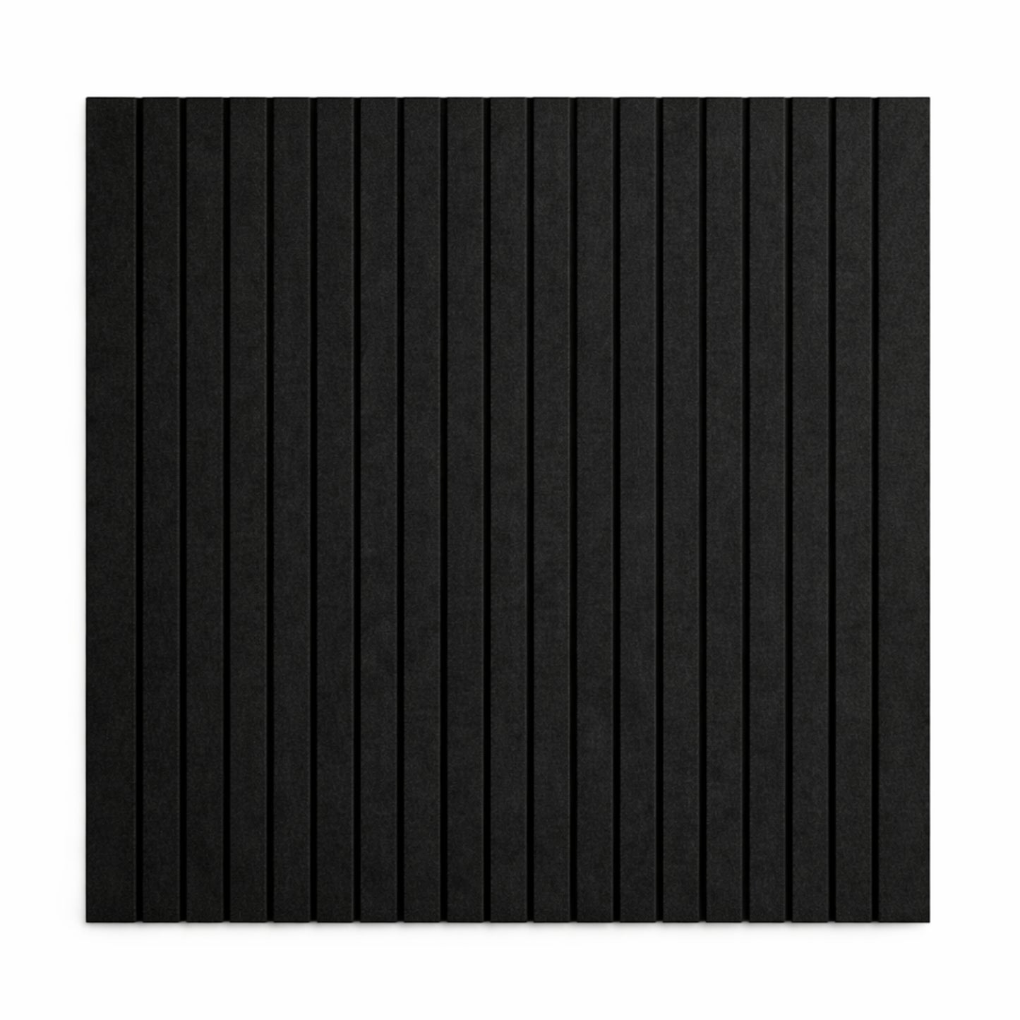 Slats Felt Acoustic Panels 30×30 cm Panels Black  Set of 8