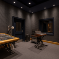 Pyramid Acoustic Foam Panel 1" | 1 X 1 feet | Wine