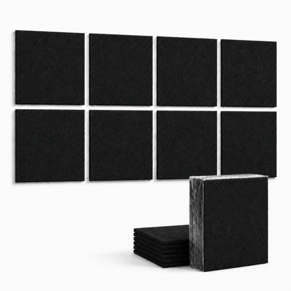 MMT Acoustix Piano Black solid PET felt acoustic panel