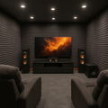 Pyramid Acoustic Foam Panel 2" | 1 x 1 Feet | Wine