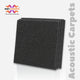 Acoustic Carpet Tiles | 50x50 cm | Dark Grey | 64 Sq Ft