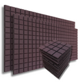 Turbo Acoustic Foam Panel 2" | 1 x 1 Feet | Wine