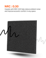 Acoustic Carpet Tiles - Dark Grey
