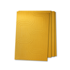 MMT Acoustix® Mirage Felt Acoustic Panels | Luxury Wall Acoustics with Premium Touch & Smooth CNC Grooves | 4x2 ft, 9mm Thick, NRC 0.50 | Soundproofing & Echo Control for Office, Living Room & Studio | Slide, Mustard