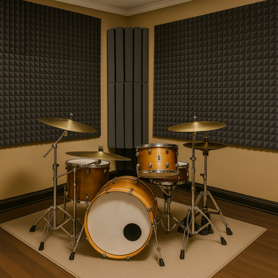 CineBass® Groove Bass Trap Diffuser | 2 x 1 x 1 feet