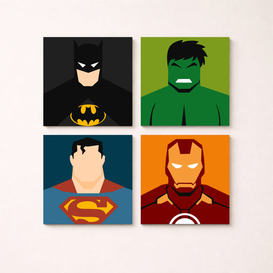 Canvas Printed Felt | Super Hero SH2