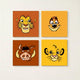 Canvas Printed Felt | Lion King LK1