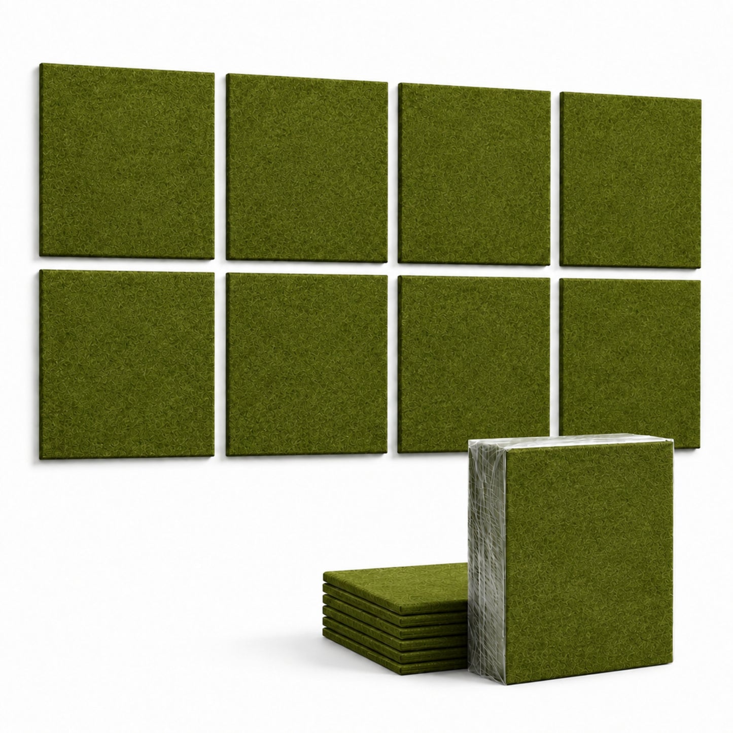 Felt PET Acoustic Panel | Office & Home Acoustics  | Olive