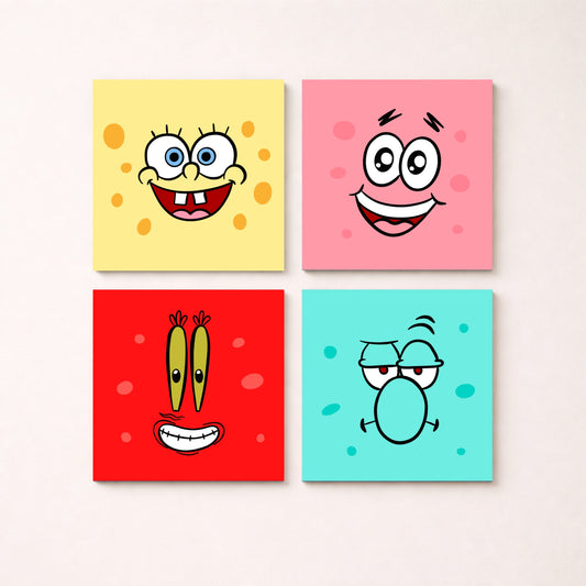 Canvas Printed Felt | Sponge Bob SB2