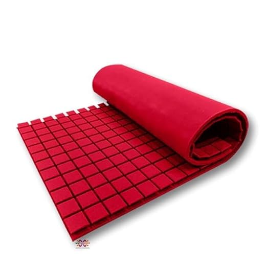 Turbo Acoustic Foam 6x3 ft, Flame Red