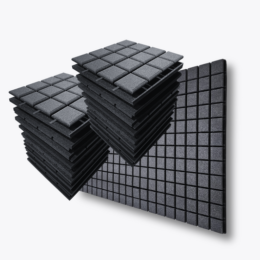Turbo Acoustic Foam 1x1 ft, Charcoal