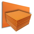 Pyramid Acoustic Foam Panel 1" | 1 X 1 feet | MMT Orange