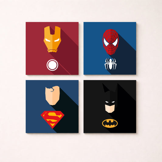 Canvas Printed Felt | Super Hero SH1